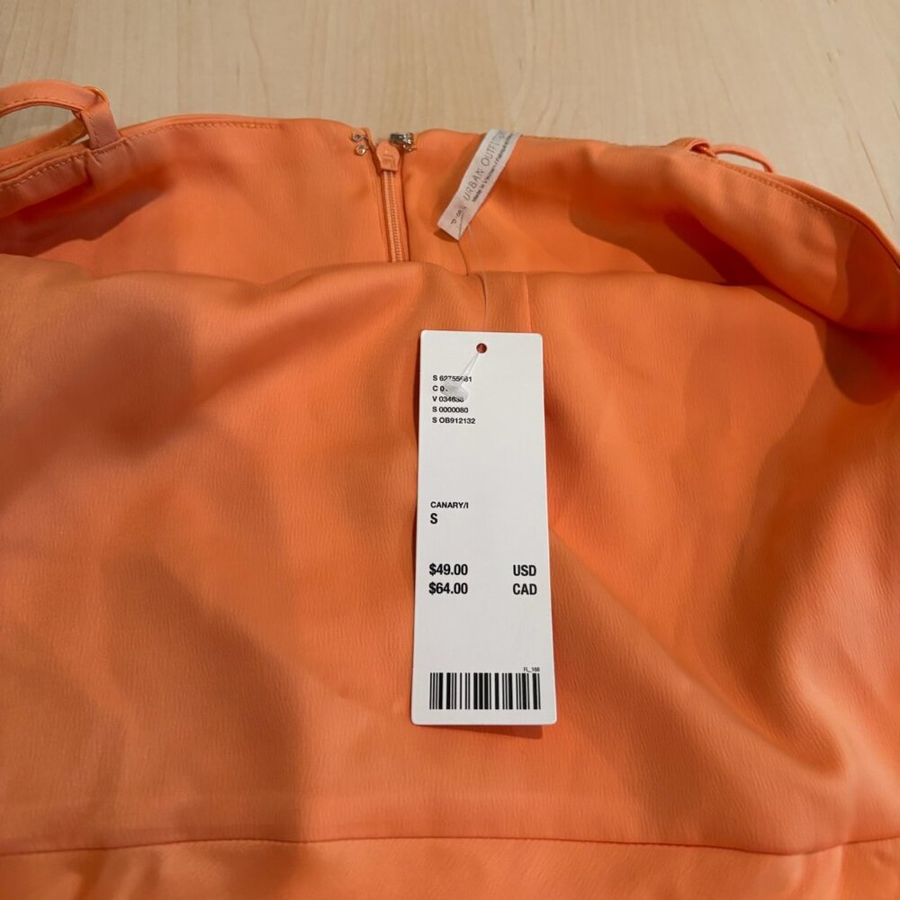 Urban Outfitters Orange Mini Dress - Picture 4 of 7